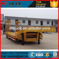 Heavy duty 60 ton low bed semi trailer tri axle low bed semi trailer